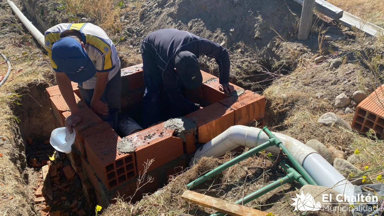 Avanzan las obras en El Chaltén